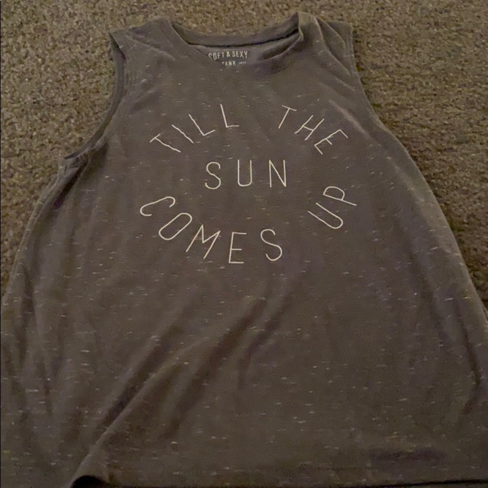 American eagle soft and sexy printed tank